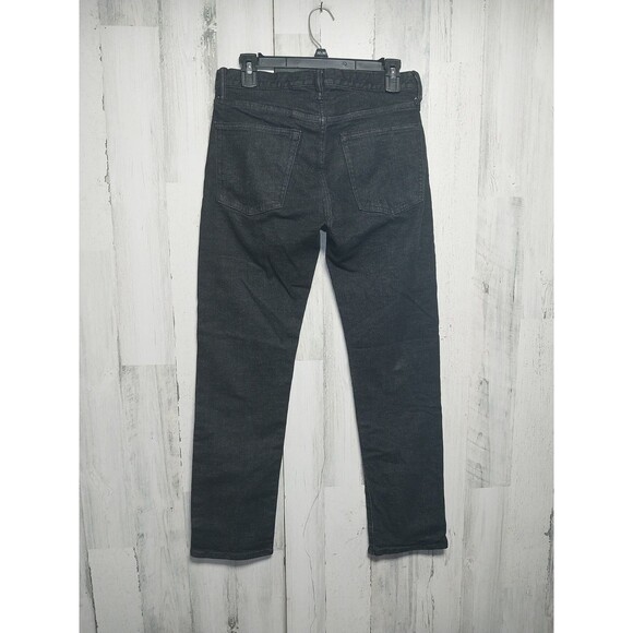 GAP Men's Straight Fit Black Denim Jeans 29x30 - Picture 5 of 9